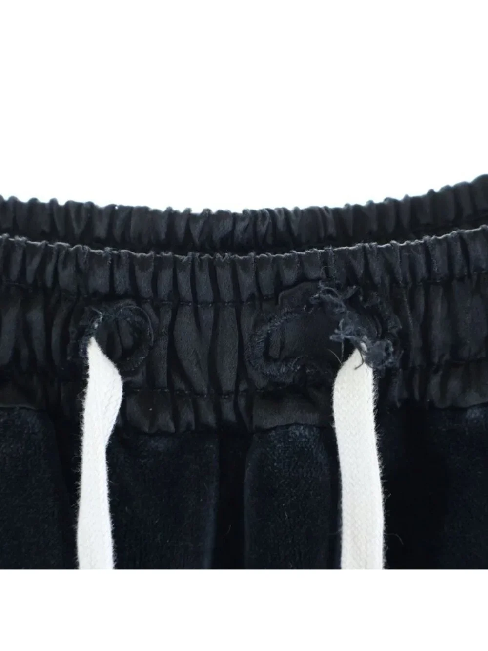 Gucci Velour Cotton Easy Sweatpants Jogger Pants Black